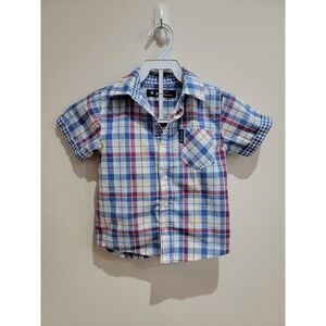 Ben Sherman 2 Piece 3T Button Down Short Sleeve and Khaki Shorts Set